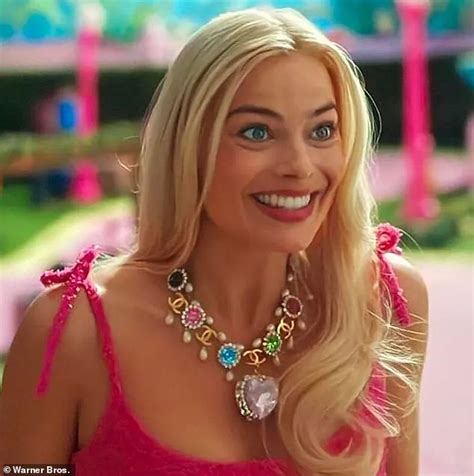 barbies chanel necklace|margot robbie Barbie necklace.